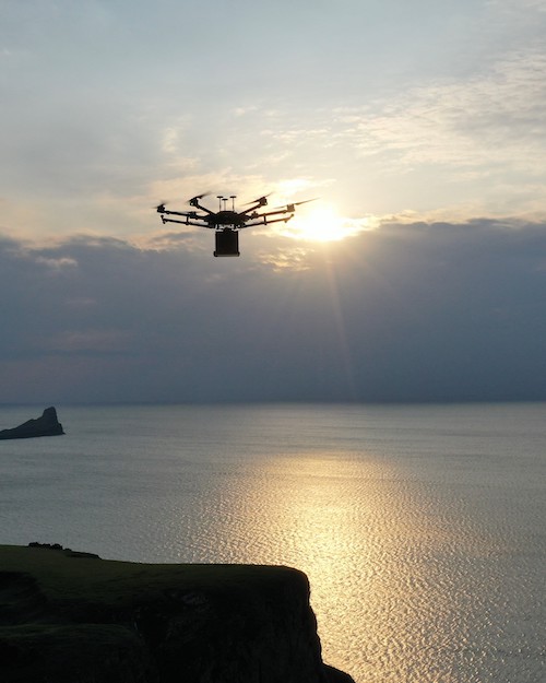 Read more about the article JC Atkinson offers ashes scattering by drone