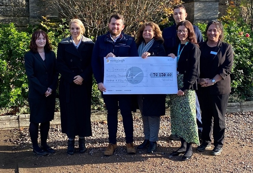 Read more about the article Westerleigh Group raises more than £70k for Dementia UK