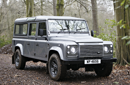 You are currently viewing Custom-made Land Rover Defender hearse offered by William Purves